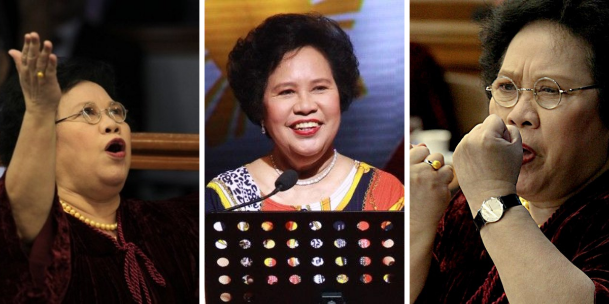In remembrance Some memorable zingers from the late Miriam Defensor